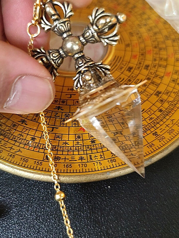 Vintage Sacred Cross Pendulum | A Talisman for Protection &amp; Inner Guidance