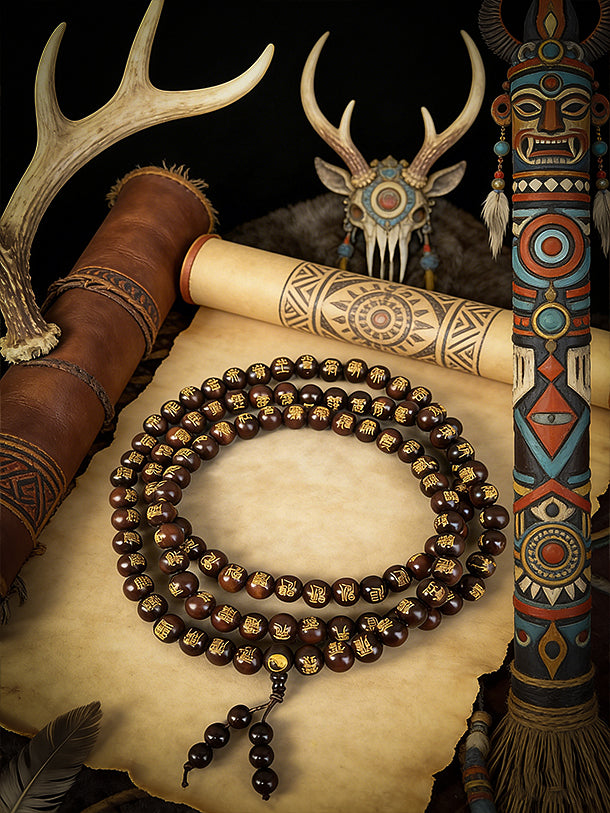 108 Jadeized Jujube Strand: Ritual Beads for Wood-Favored Fortune